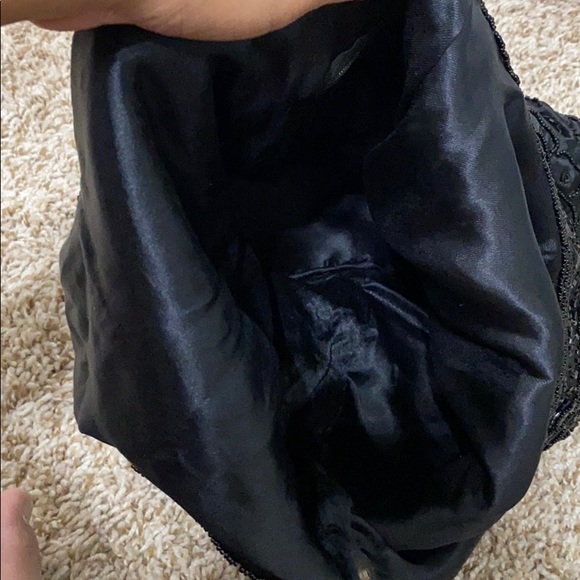 Black Handmade Hobo Bag - Picture 7 of 15